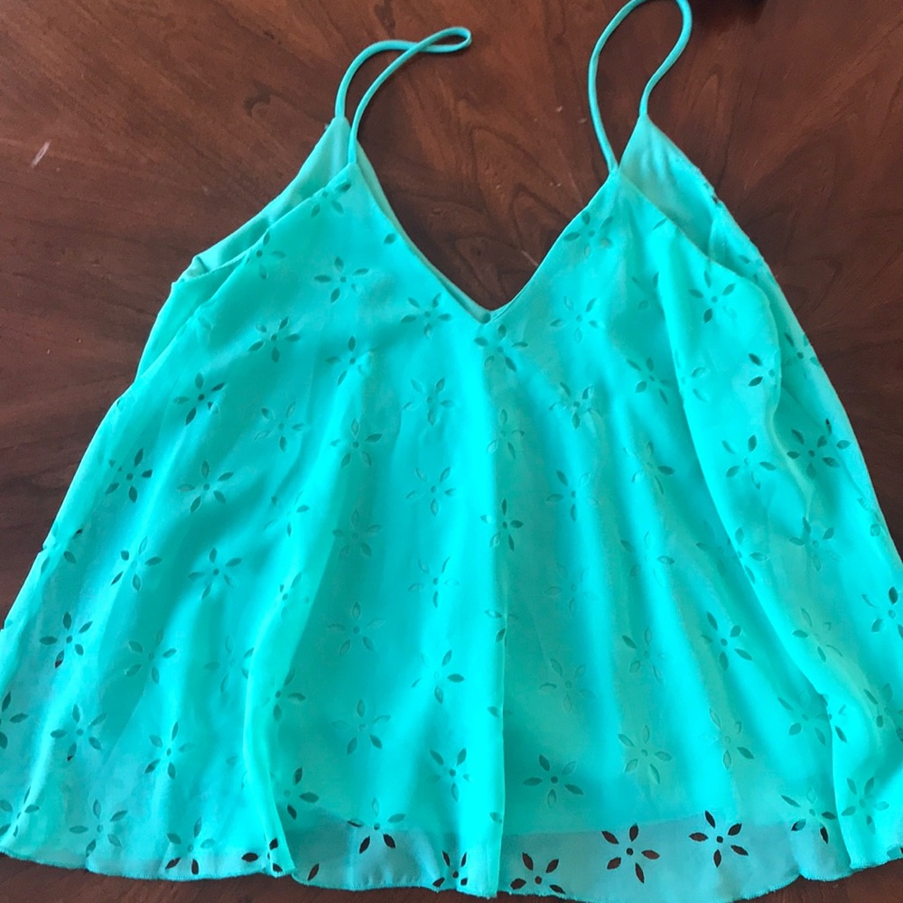 Mint color tank top